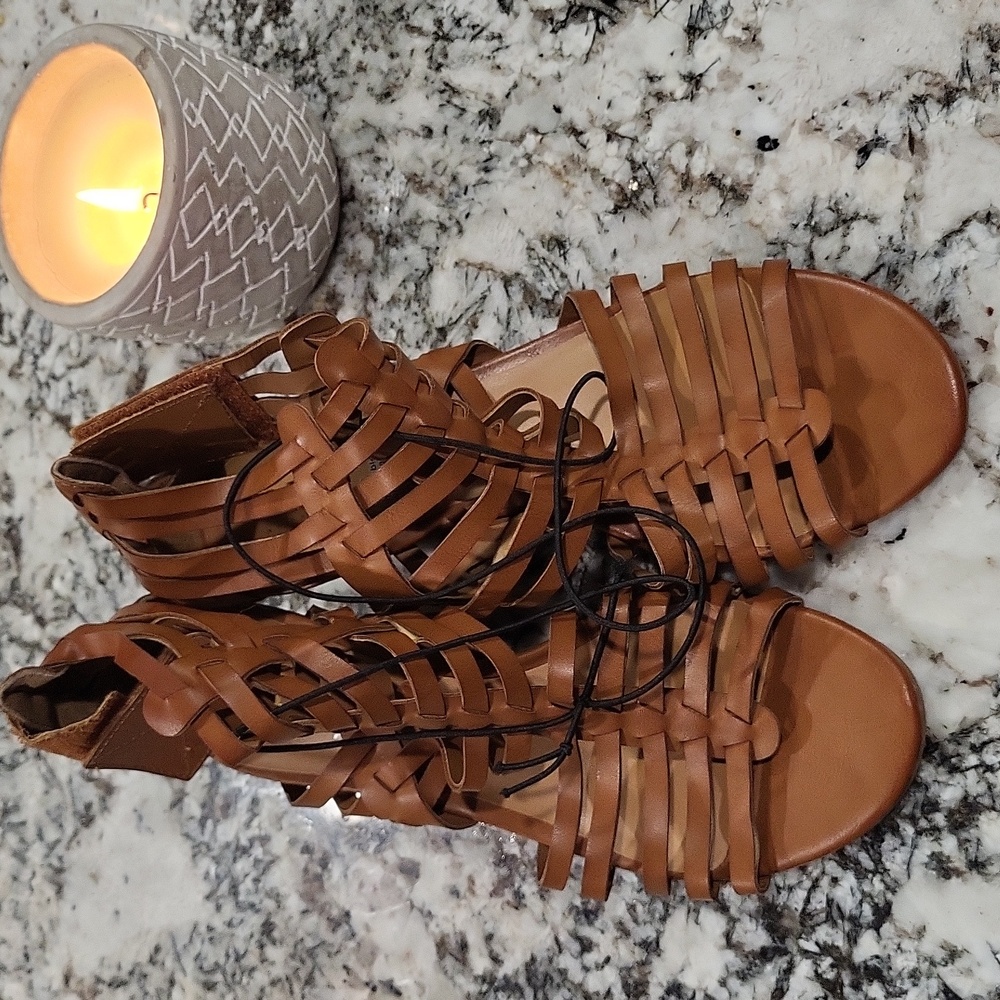 Ana size 9 1/2 wedge sandle